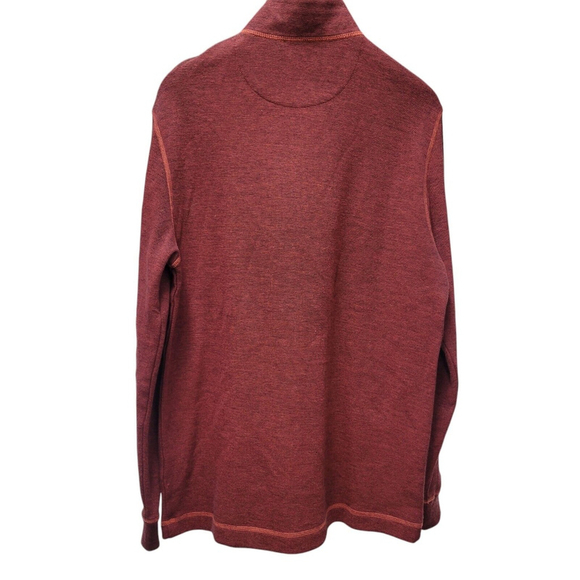 Bugatchi Men's Quarter Zip Henley Long-Sleeve Shirt Small Excellent Condition - Picture 3 of 8